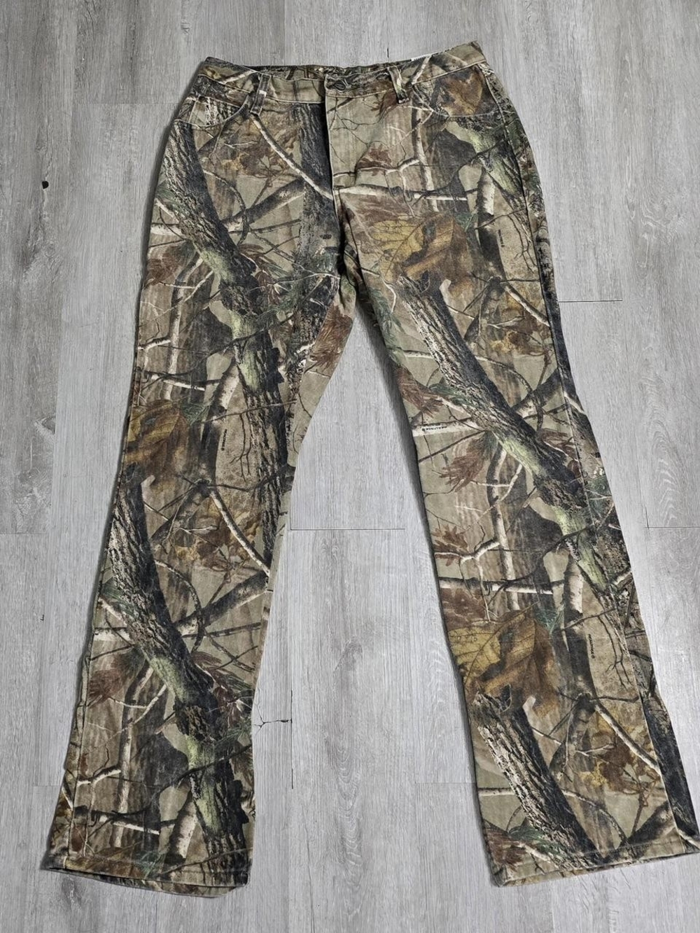 Y2K Wrangler Women's Camo Hunting Pants Pro Gear Real Tree Womens 10x34